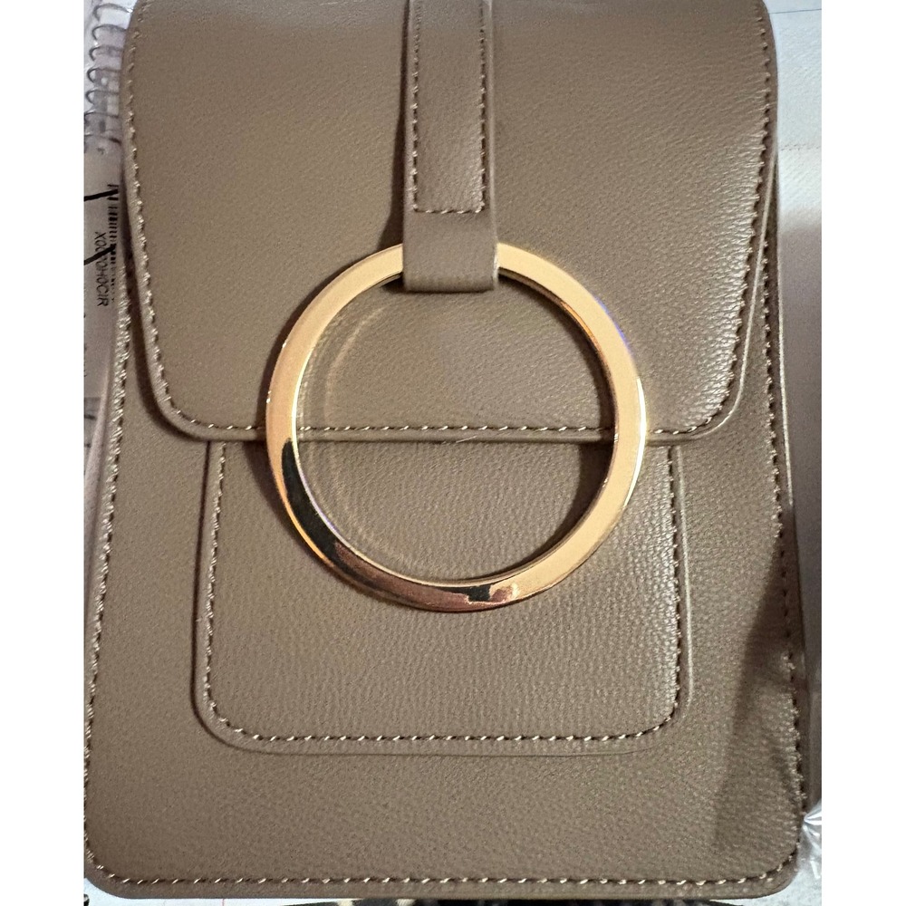 Brentano‎ Vega Small Flap Crossbody Waist Purse Stone New